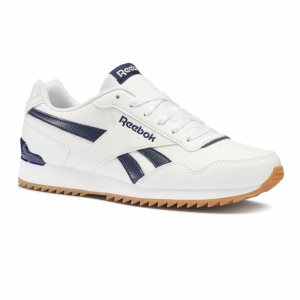 Reebok Royal Glide Turnschuhe Herren - Weiß/Navy - DE 847-GOM